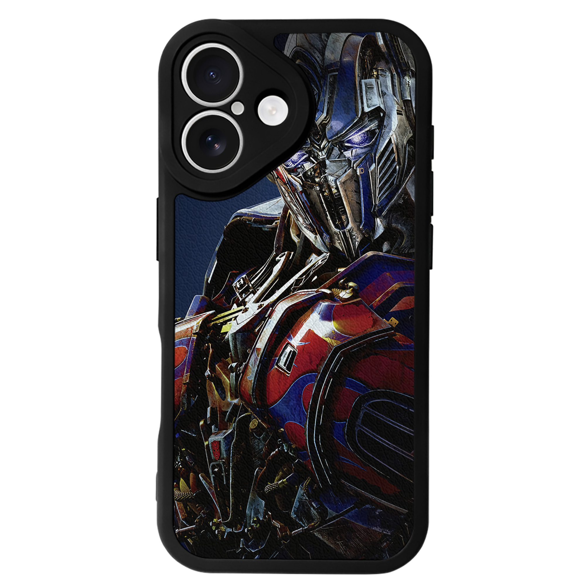 （画像用） Transformers トランスフォーマー 【iPhone 16シリーズ対応】シリコンスマホケース（レザー調） 材質：シリコン